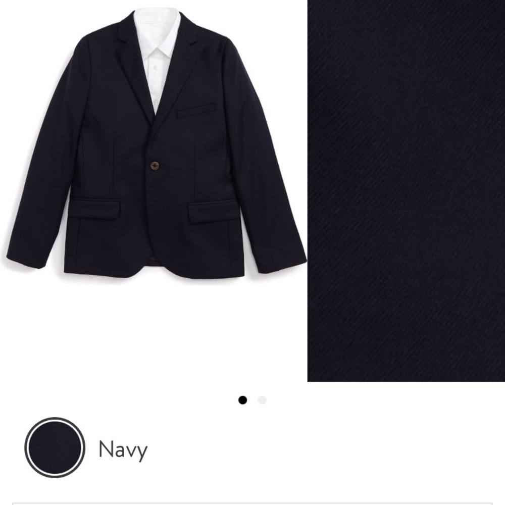 Boys Nordstrom Heath Blazer Navy size 12